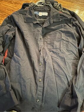 Old Navy Men's Navy Button-Up Shirt